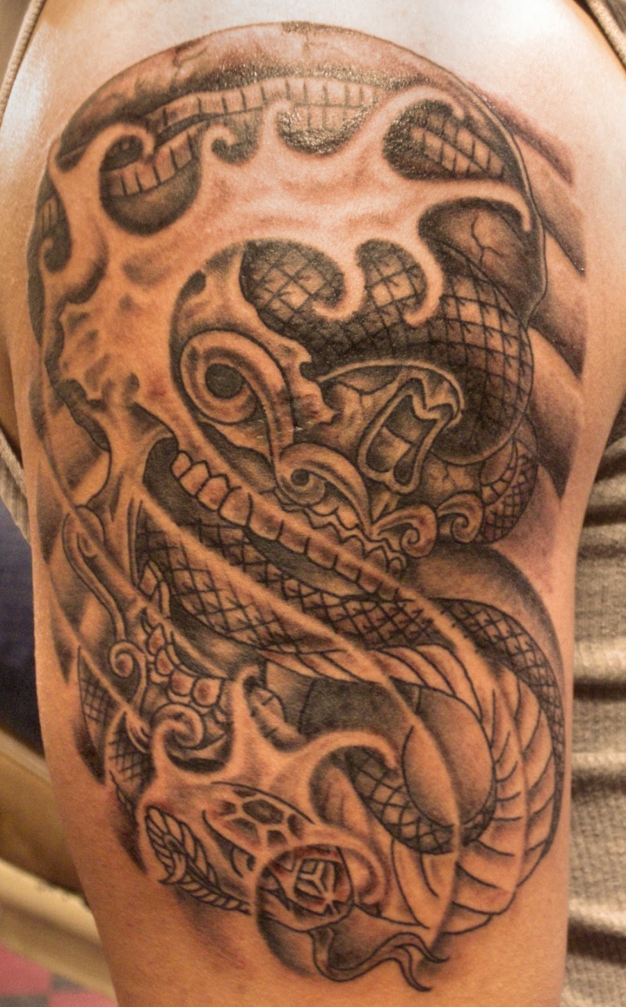 Stunning Dragon Tattoo Design For Men