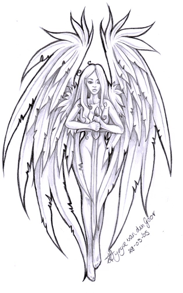 Angel Wing Tattoos Design Image