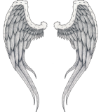 Unique Angel Wings Art Sketch