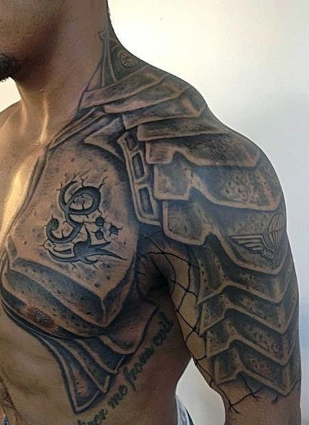 armour tattoos for men