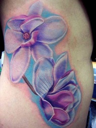 Beautiful Aster Flower Tattoo Design