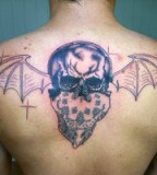 Avenged Sevenfold Back Tattoo (Deviantart)