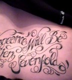 Vengeance Will Be Taken Sevenfold Tattoo Design Picture