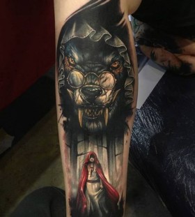 awesome-bad-wolf-tattoo