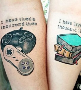 awesome couple tattoo