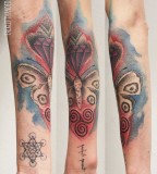 Amazing Gradation On Arm Tattoos By Jarmo Nuutre