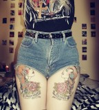 Thigh Leg Tattoos Pictures And Images