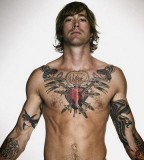 Awesome Heart Chest Tattoos For Men