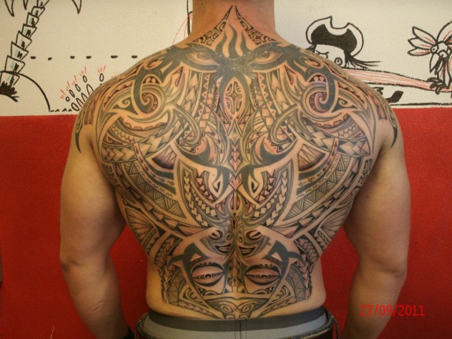 Awesome Tattoo Full Back Design For Men