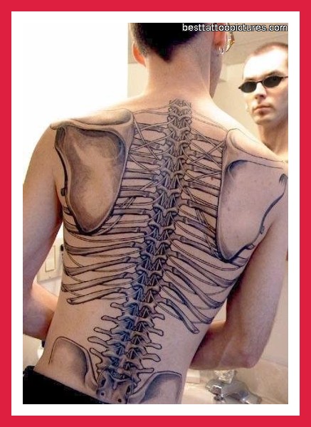 Amazing Tattoos For Men On Back Bone