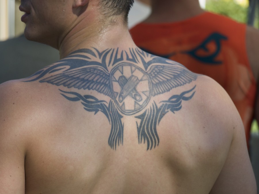 Wing Tattoos For Men Pictures On Upper Back