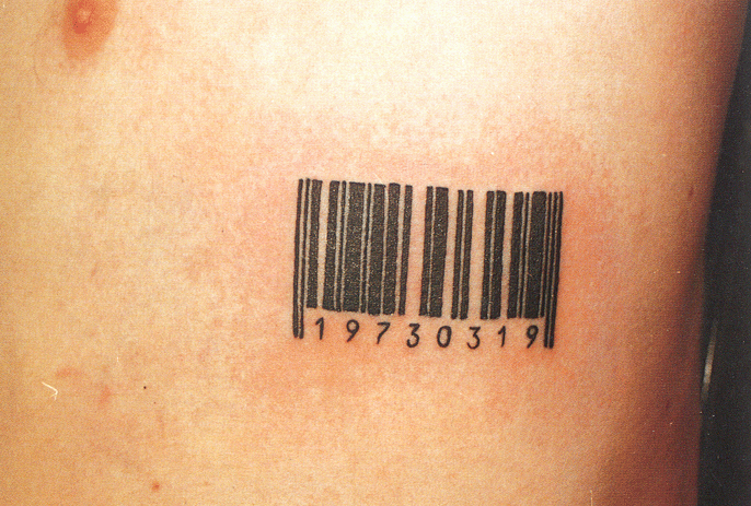 Elegant Barcode Tattoo Meaning Design