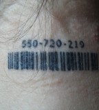Barcode Tattoos Consumerism and Data Tattoo Meaning