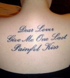Dear Lover Give Me Quotes About Tattoos