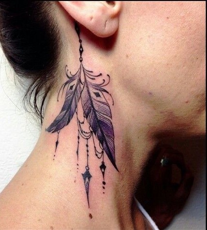 59 Sublime Feather Tattoos That Look Gorgeous