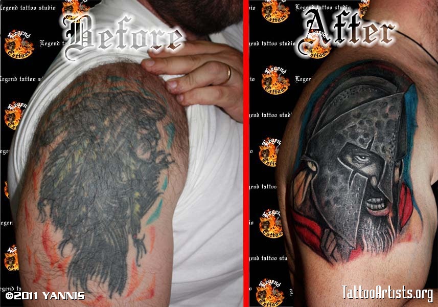 spartan Tattoo Cover Up Lilzeu Tattoo De