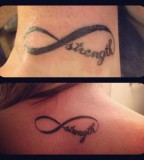Best Friend Tattoos with Infinity Symbol