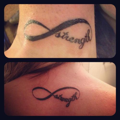 Best Friend Tattoos with Infinity Symbol