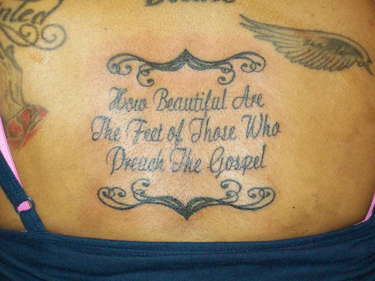 Bible Verse Tattoo for Girls