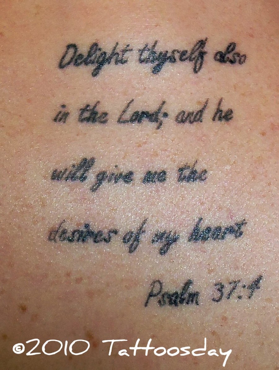 bible verse tattoos on back