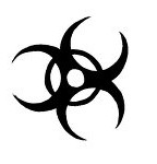 Fancy Biohazard Symbol Tattoo Design Image By Kayla Stephanie