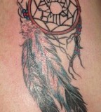 Feather and DreamCatcher Tattoo Meaning
