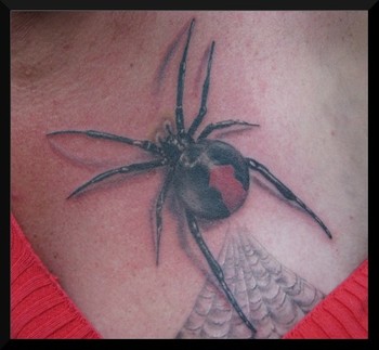 The Worlds Best Temporary Tattoos Black Widow Spider