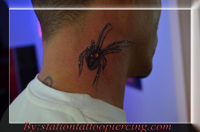 Images Black Widow Spider Stock Illustration Tattoo