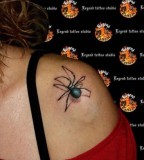 Spider Tattoo black Widow Picture For Girls 