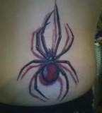 Awesome Black Widow Spider Tattoos And Meanings