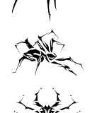 Tribal Designs for Widow Spider Tattoos