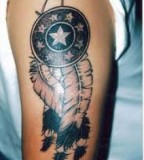 Awesome Blackfoot Indian Tattoo for Men