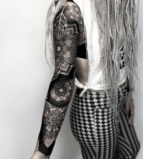 blackwork-full-sleeve-tattoo-by-darkside-tattoo