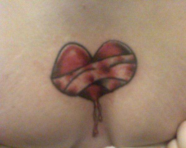 Fascinating Bleeding Heart Flower Tattoo