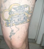 Brass Knuckles Tattoo Machine