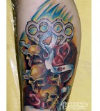 Tattoo Artist - Brass Knuckles Design Tattoo