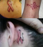 Top Breast Cancer Symbol Awareness Tattoos