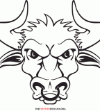 Bull Head Tattoo Art Designs