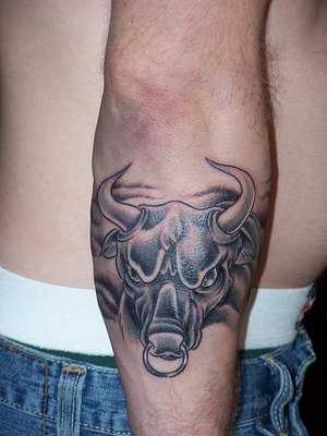 Youth Bull Head Tattoos