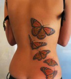 Amazing Butterfly Tattoo Designs for Back Body