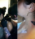 Cool Butterfly Tattoo for Girl