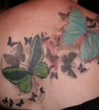 Coloured Butterfly Tattoos Design You Trust Design