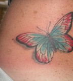 Back Butterfly Tattoos For Women Small Lower Tattoo