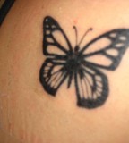 Fashion Butterfly Tattoo Body Art