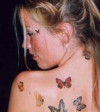 Small Butterfly Tattoo For Girls
