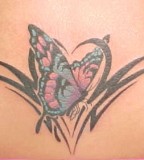 Awesome Tribal Butterfly Tattoos Designs