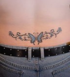 Zodiac Tattoo Designs Lower Back Butterfly Tattoos The Ultimate