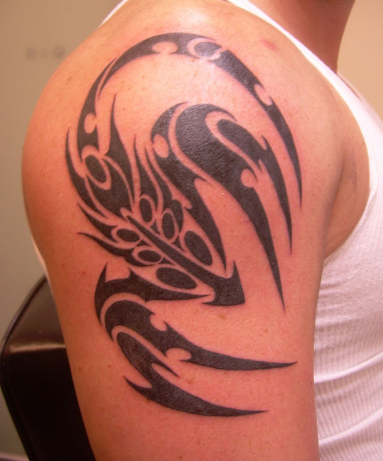 Scorpio Cancer Sign Tattoos For Men