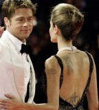 Brad Pitt and Angelina Jolie with Wrist Tattoos Celebrity