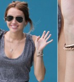 Beautiful Miley Cyrus Celebrities With Wrist Tattoos Ink On Hands
